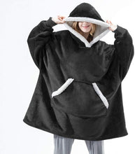 Afbeelding in Gallery-weergave laden, Bluza-Koc z kapturem Oversized
