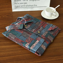 Afbeelding in Gallery-weergave laden, Overhemd met patchworkprint
