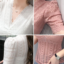 Afbeelding in Gallery-weergave laden, Kanten blouse van Equest
