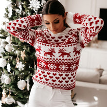 Afbeelding in Gallery-weergave laden, Świąteczny Sweter Damski SnowFlake
