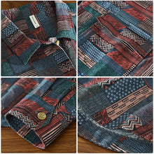 Afbeelding in Gallery-weergave laden, Overhemd met patchworkprint
