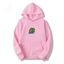 Afbeelding in Gallery-weergave laden, Bluza męska z kapturem żaba pepe
