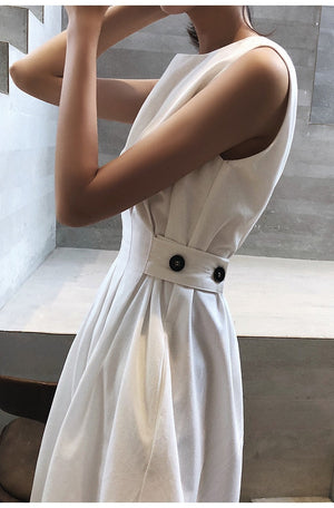 Elegante jurk , "Ladywhite"