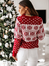 Afbeelding in Gallery-weergave laden, Świąteczny Sweter Damski SnowFlake
