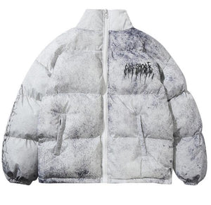 Streetwearowa zimowa kurtka puchowa Creshock