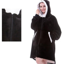 Afbeelding in Gallery-weergave laden, Bluza-Koc z kapturem Oversized
