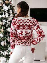Afbeelding in Gallery-weergave laden, Świąteczny Sweter Damski SnowFlake

