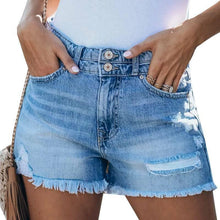Afbeelding in Gallery-weergave laden, Shorts met gaten Delrey

