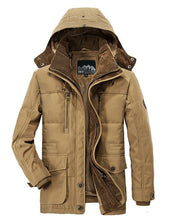Afbeelding in Gallery-weergave laden, Isolerende winter fleece jas voor heren
