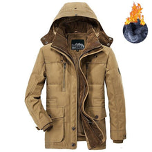 Afbeelding in Gallery-weergave laden, Isolerende winter fleece jas voor heren
