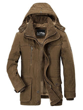 Afbeelding in Gallery-weergave laden, Isolerende winter fleece jas voor heren
