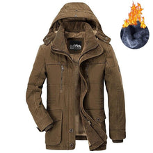 Afbeelding in Gallery-weergave laden, Isolerende winter fleece jas voor heren
