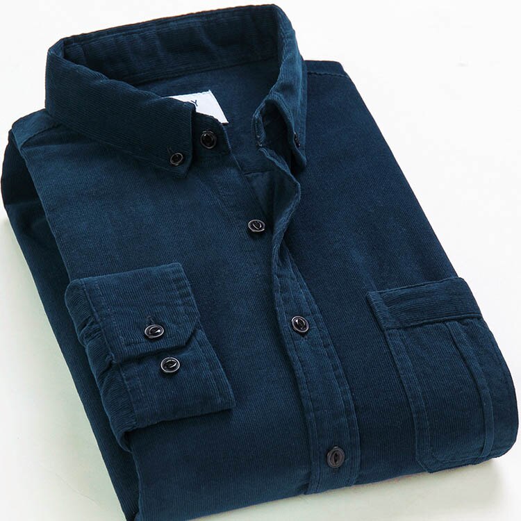 Corduroy Heren Overhemd
