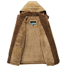 Afbeelding in Gallery-weergave laden, Isolerende winter fleece jas voor heren
