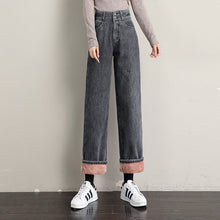 Afbeelding in Gallery-weergave laden, Jeansy wide leg Thermal
