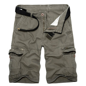 Legershorts met zakken