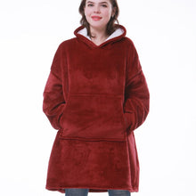 Afbeelding in Gallery-weergave laden, Bluza-Koc z kapturem Oversized
