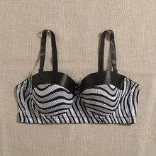 Afbeelding in Gallery-weergave laden, Biustonosz bardotka Zebra
