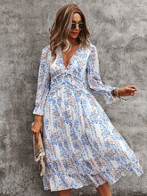 Afbeelding in Gallery-weergave laden, Sukienka letnia ,,Floral V Neck&quot;
