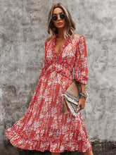 Afbeelding in Gallery-weergave laden, Sukienka letnia ,,Floral V Neck&quot;
