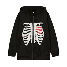Afbeelding in Gallery-weergave laden, Damska bluza z kapturem na suwak Chest
