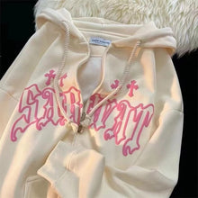 Afbeelding in Gallery-weergave laden, Polly damessweatshirt met ritssluiting
