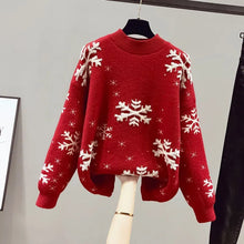 Afbeelding in Gallery-weergave laden, Sweter w śnieżynki Tienes
