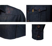 Afbeelding in Gallery-weergave laden, Brado katoenen denim overhemd
