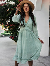 Afbeelding in Gallery-weergave laden, Sukienka letnia ,,Floral V Neck&quot;
