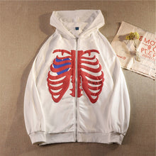 Afbeelding in Gallery-weergave laden, Damska bluza z kapturem na suwak Chest
