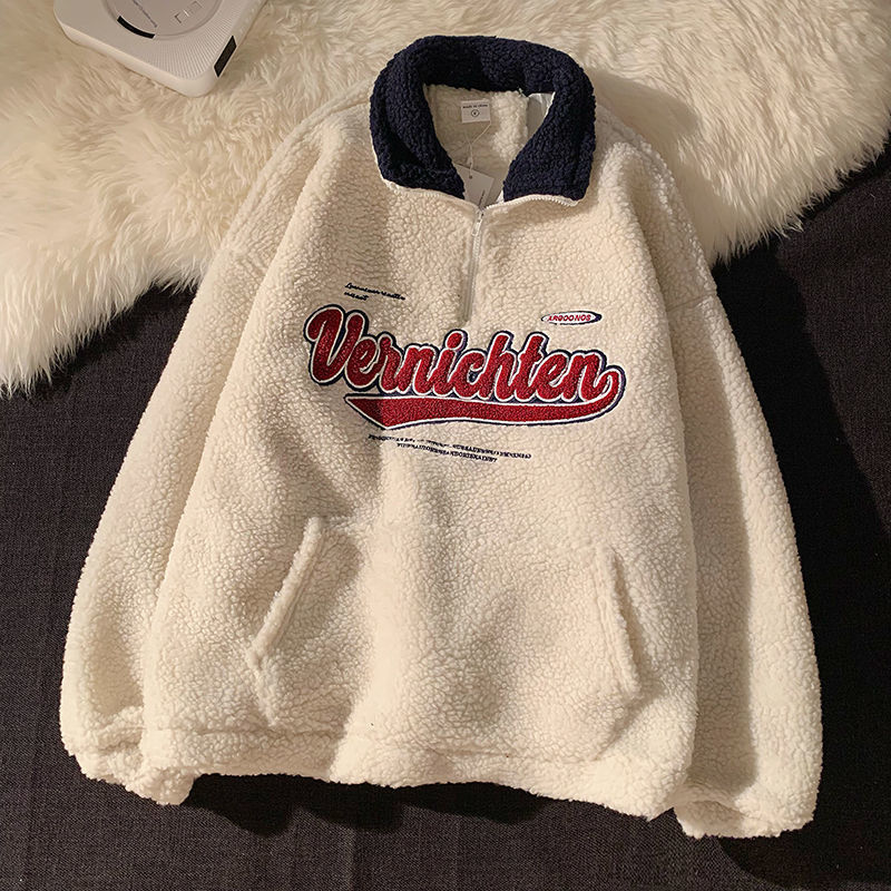 Bluza polar z napisem Vernichten