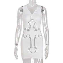 Afbeelding in Gallery-weergave laden, Mini jurk ,,Kruis&quot;
