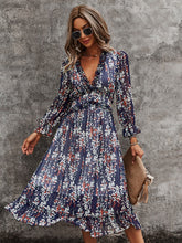Afbeelding in Gallery-weergave laden, Sukienka letnia ,,Floral V Neck&quot;
