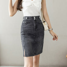 Afbeelding in Gallery-weergave laden, Timbaland knielange denim rok
