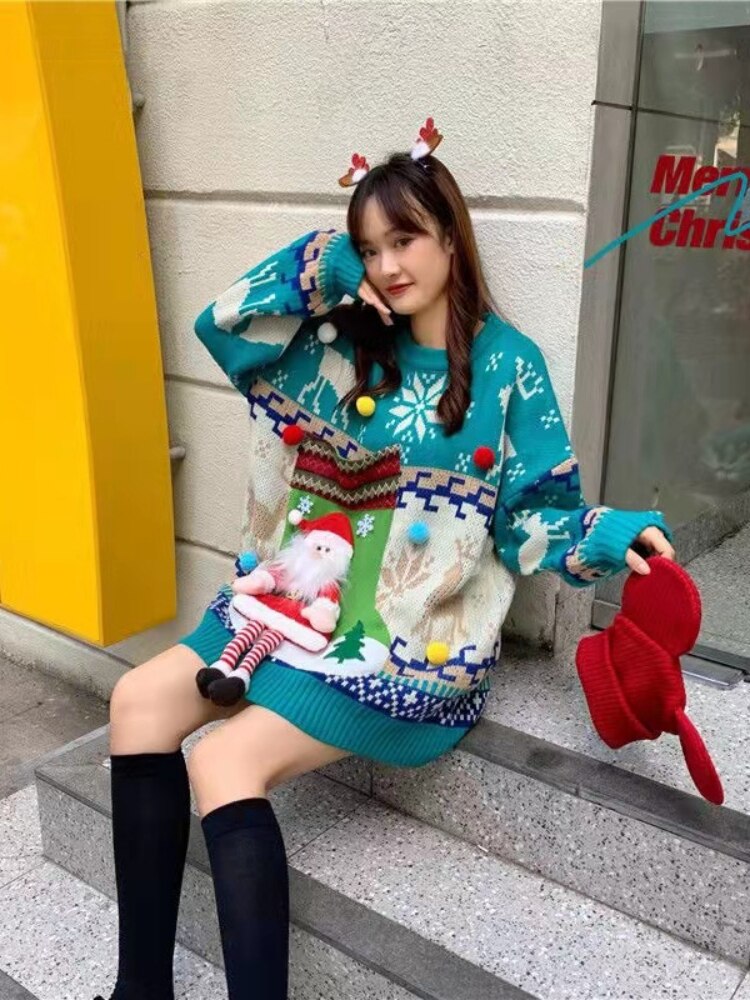 Swiąteczny sweter 3D Descubri