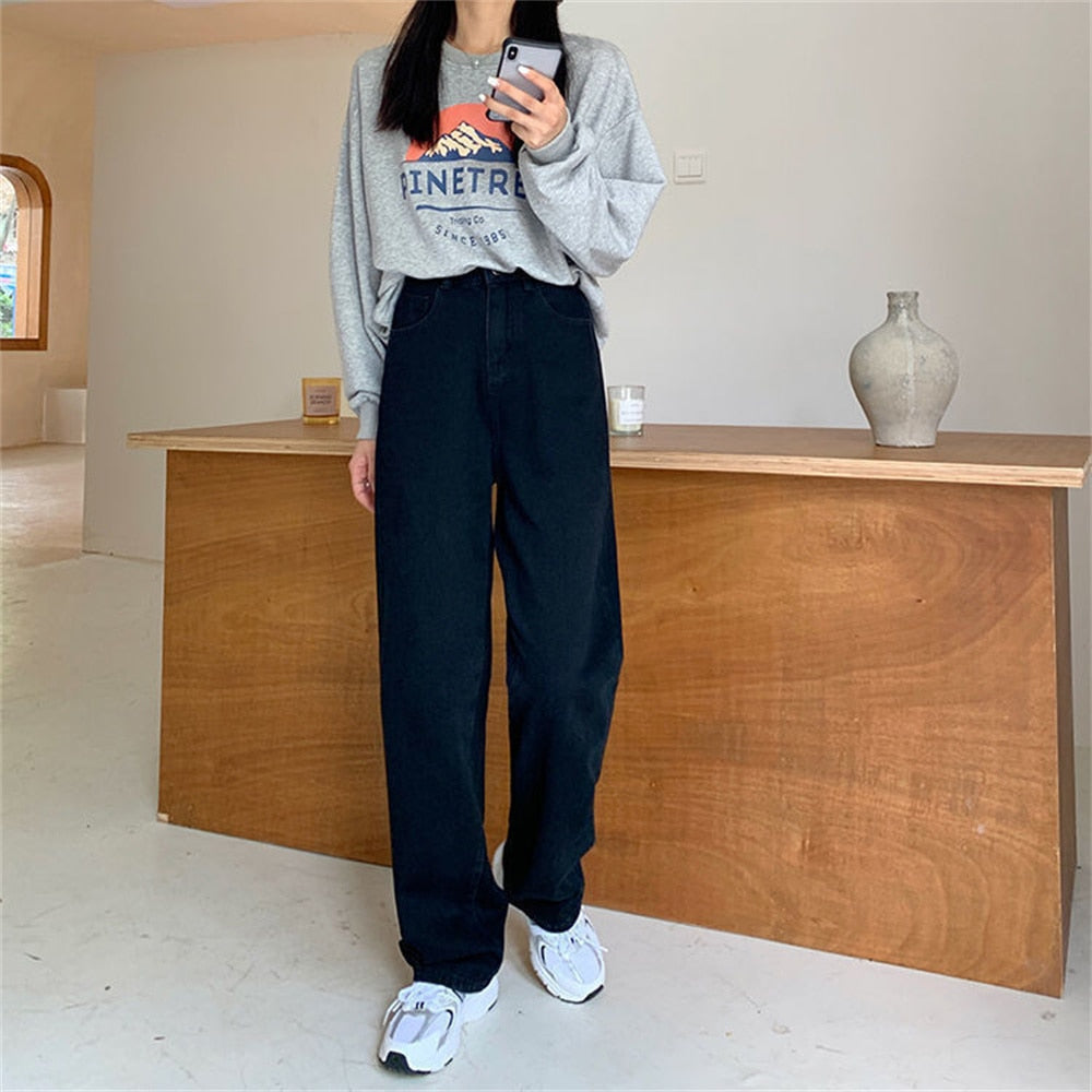 Jeansy wide leg Capris