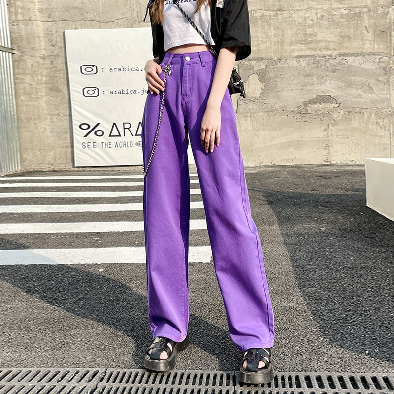 Jeansy wide leg Flow
