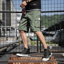 Afbeelding in Gallery-weergave laden, Streetwear shorts met zakken
