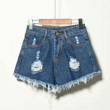 Afbeelding in Gallery-weergave laden, Dove shorts met gaten
