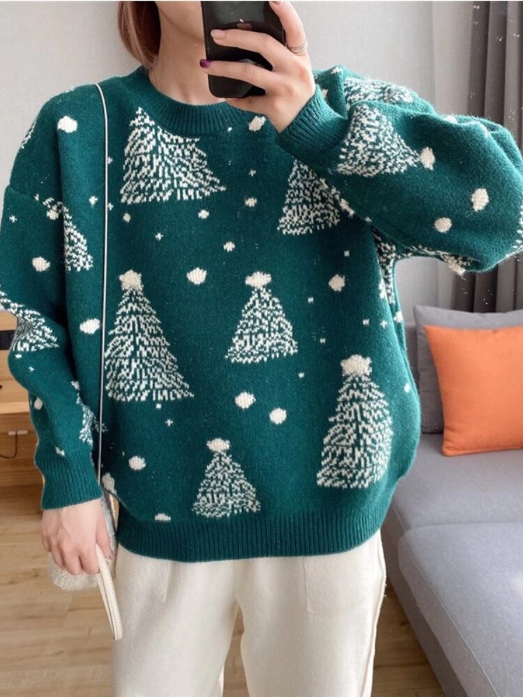 Ciepły sweter w choinki Prediction