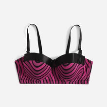 Afbeelding in Gallery-weergave laden, Biustonosz bardotka Zebra
