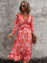Afbeelding in Gallery-weergave laden, Sukienka letnia ,,Floral V Neck&quot;
