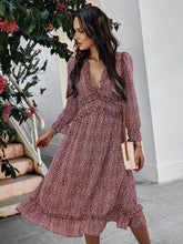 Afbeelding in Gallery-weergave laden, Sukienka letnia ,,Floral V Neck&quot;
