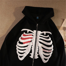 Afbeelding in Gallery-weergave laden, Damska bluza z kapturem na suwak Chest
