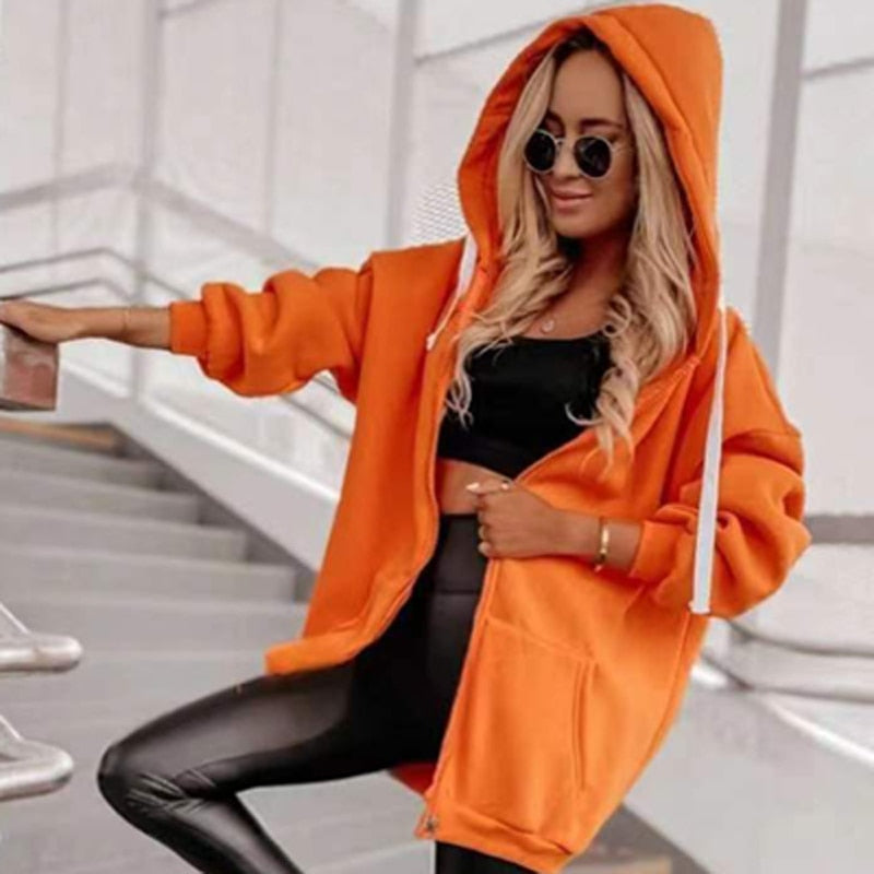 Damessweatshirt met capuchon Osel