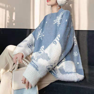 Sweter ze śnieżynką Elsa