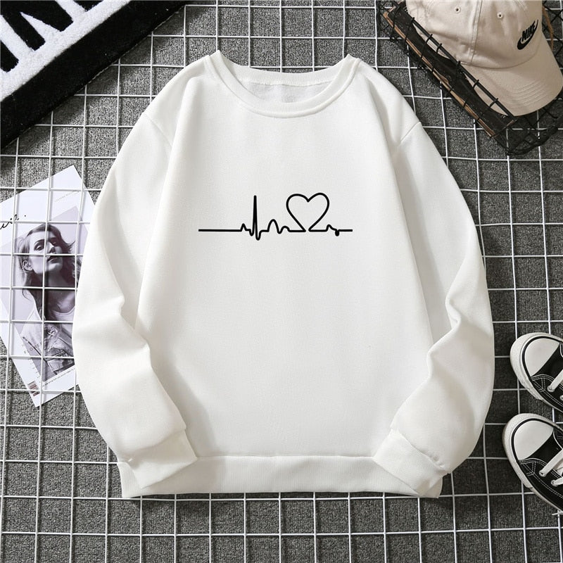 Bluza z nadrukiem Heart