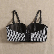 Afbeelding in Gallery-weergave laden, Biustonosz bardotka Zebra
