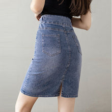 Afbeelding in Gallery-weergave laden, Timbaland knielange denim rok

