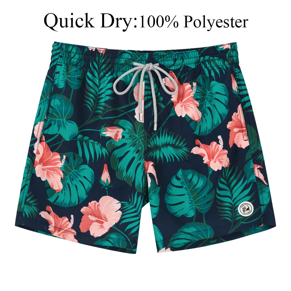 Kąpielówki ze wzorem Aloha